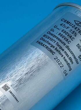 法拉电容C6mu2476j80k700 FARATRONIC 690vac 960v 47uf 980v