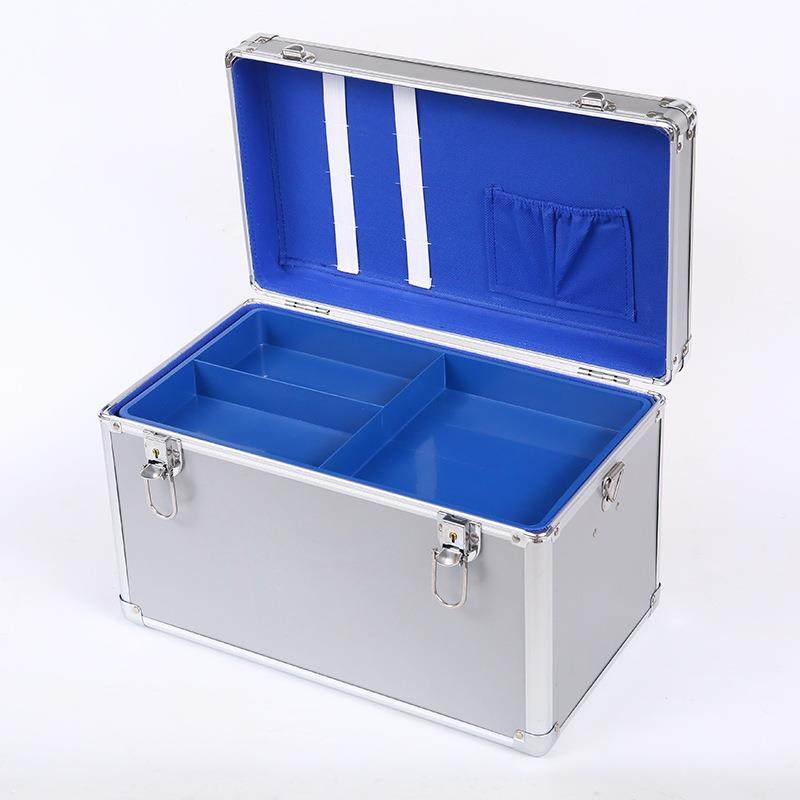 手提工箱铝合金密码文件箱保金险五设无品牌/备具大声卡号收纳现