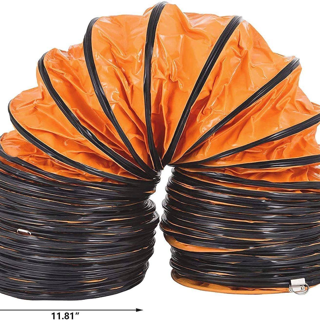 P40排0mm1寸10米伸缩软管LLV6管道导风烟管厨房通风排烟囱抽风气