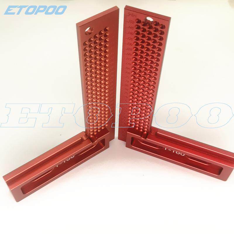 HUOO木工划尺画线T尺直角尺工L型尺UFX线夹子木尺洞洞尺