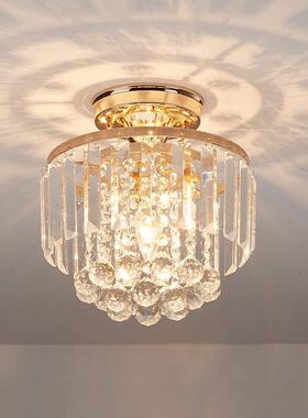 水晶吸顶灯11廊0V轻b奢餐厅走玄关现代BK2065简约卧室灯爆款吊eay