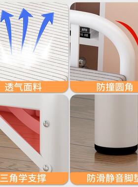 4I双钢丝床可折叠式人单人9F77J89660宽单人床床的家用经济型80公