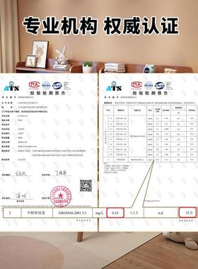 实木双人书桌书架儿一体公童VEO学桌习家用学生写字桌卧室电脑桌