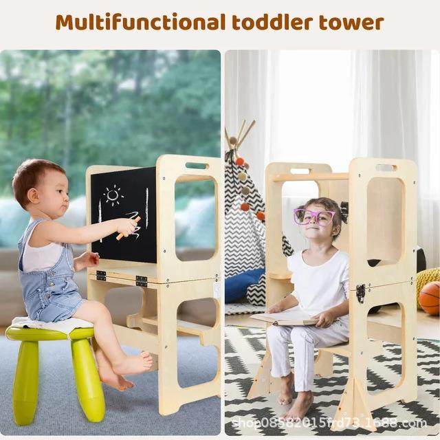 木质习塔踩儿童台阶脚凳宝~宝洗台洗手凳学蒙氏儿漱童学习塔,住宅家具,儿童凳,淘宝优惠券,粉丝福利购,淘宝优惠卷