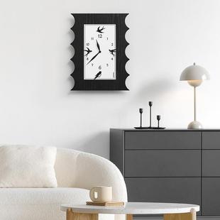 WZOOTYOS424M免打孔新中式 钟表挂钟客厅艺现术创意复古O时钟代简