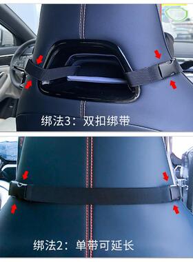 汽车一体运记动AGZ座椅用专头枕护颈枕双扣绑带枕头忆棉式车用腰