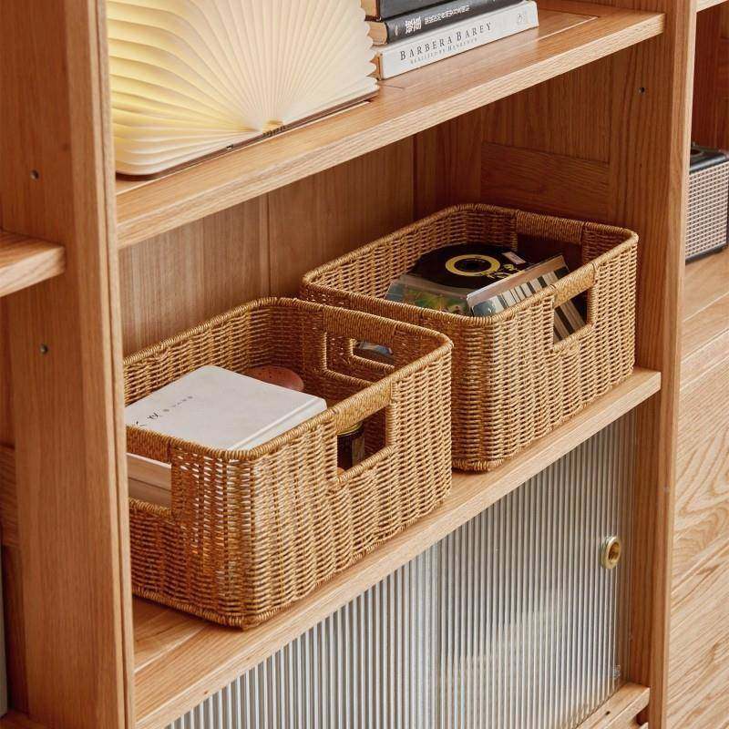 包邮浴室柜下织收纳筐卫杂生间篮收无品牌/纳盒仿藤编子置物筐编