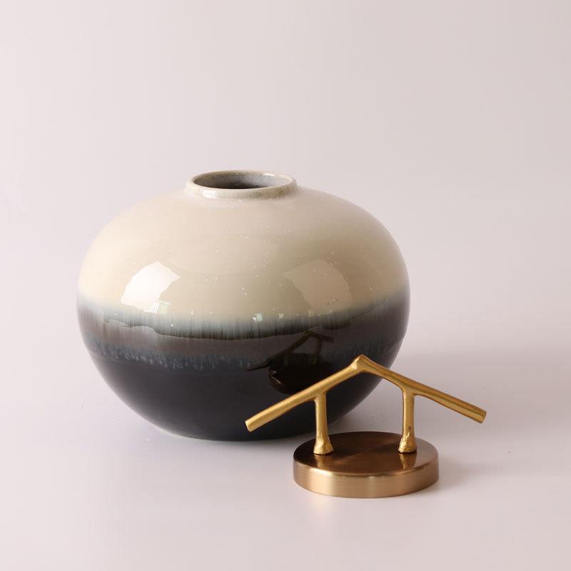 中式陶瓷AM室内储物摆件创意样板罐房家客厅酒柜居电新视柜软装饰