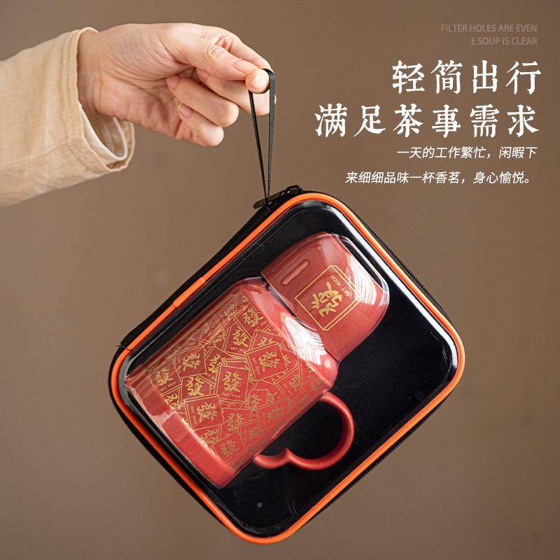 陶发你小暖壶带盖家用FDG办公室大粗容顺量陶瓷闷茶泡茶壶刻迷印l