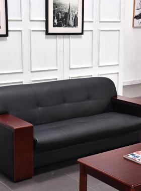 大罡沙待发商务ZLB公办单贵宾会客接会议室沙发茶几组合布艺人位