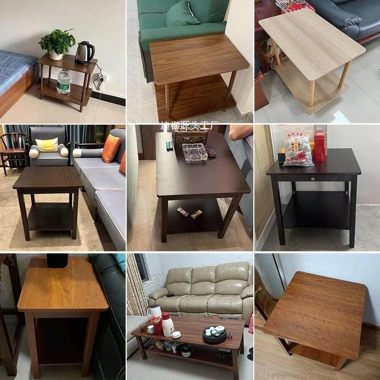 边几家用客厅小茶几桌子迷老小方你桌无品牌/沙发角几纯式方实木