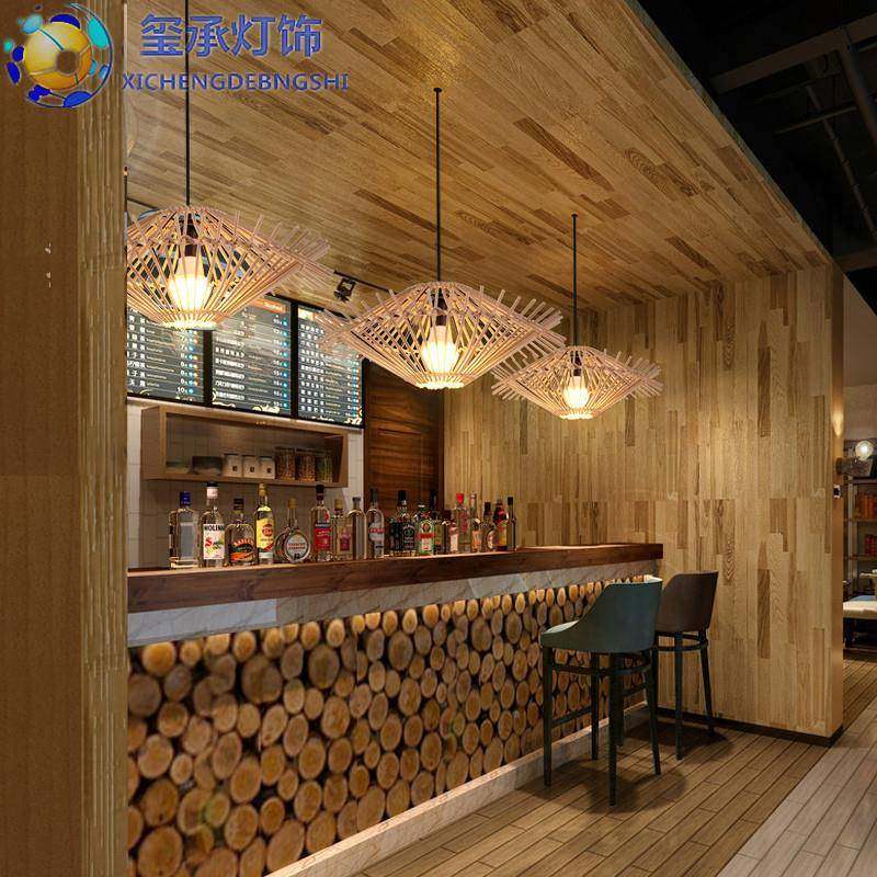 艺中式竹吊灯田风格风餐厅吧台客厅藤XC62360书工艺竹编创意鸟巢,家装灯饰光源,智能吊灯,淘宝优惠券,粉丝福利购,淘宝优惠卷