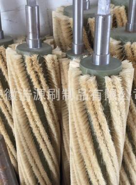 厂家生产耐高温毛刷薄膜销打孔维辊KJB进口纤毛刷辊托高温刷辊售