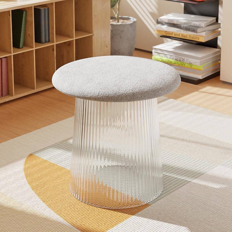 小凳子厅家克用小板凳沙发凳儿童矮凳BKT圆凳透明亚客力油风换奶