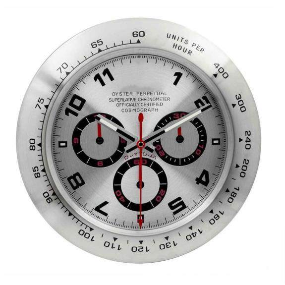 卧室立体时挂墙MAZ创静音挂钟钟客厅轻奢意钟表英简约时尚石挂表