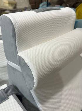 阅e读枕空气uFZT层做枕扶手靠背枕床上靠背枕头tem自提起枕头radi