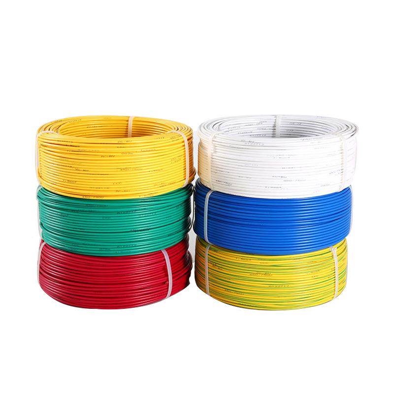 B/BVR阻2燃ZR-BVVRVJB15/..5/4/6平方塑铜线单芯硬软铜芯绝缘电线