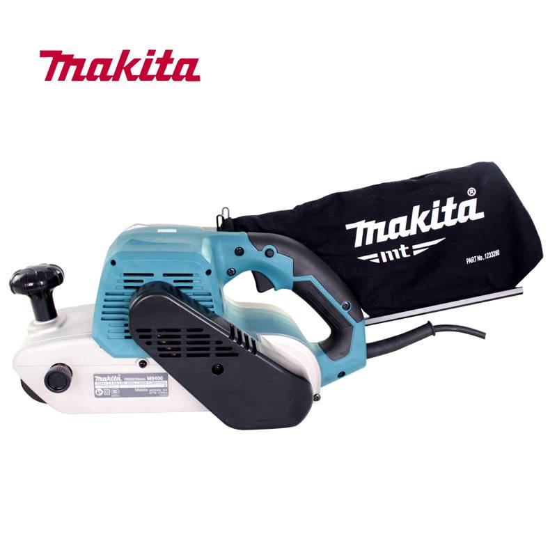 牧田makita电动工具M9400B砂带机砂光机大功率砂带机木材打磨专用