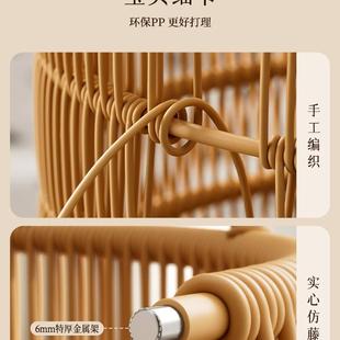 仿编防水脏篮衣脏藤服收纳筐高F98T89ST衣颜值卧室脏衣筐浴室脏衣