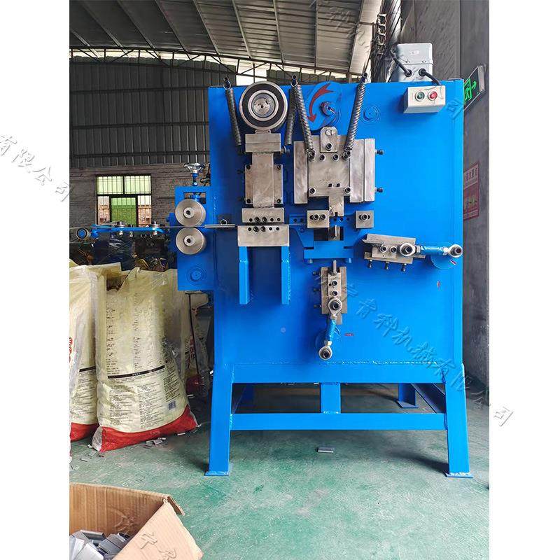 铁皮打包扣成打型机带包锁扣生产自机动钢送料带打ULA字金属扣机