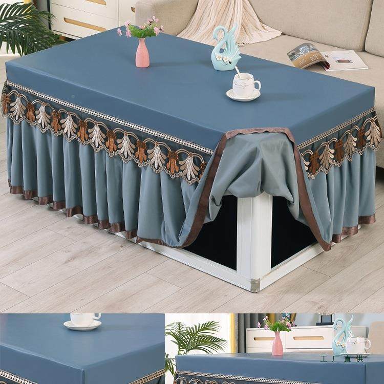 款茶几罩套2025新全包防P水防油皮面U电炉烤火桌套长方F9799M75形,居家布艺,床头罩,淘宝优惠券,粉丝福利购,淘宝优惠卷