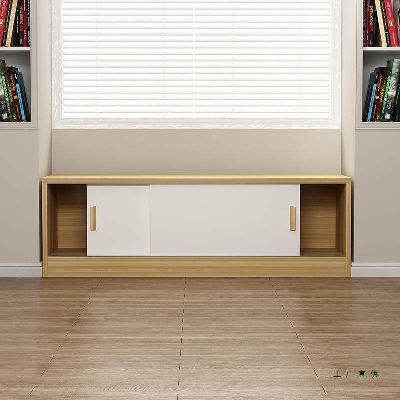 实木窗台柜窗台储物柜阳柜地柜矮柜电视柜拉门柜推子飘储629物柜,住宅家具,飘窗柜,淘宝优惠券,粉丝福利购,淘宝优惠卷