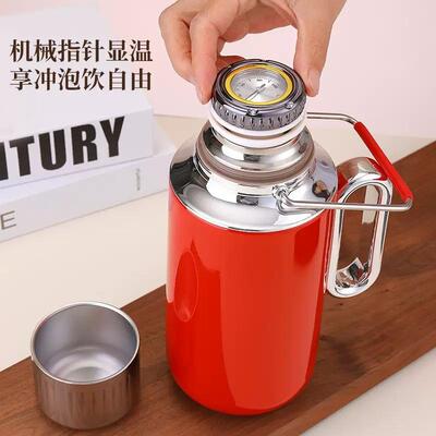 焖茶新款12432便携容量保温壶3壶1白6不锈钢家大用老茶闷泡茶壶