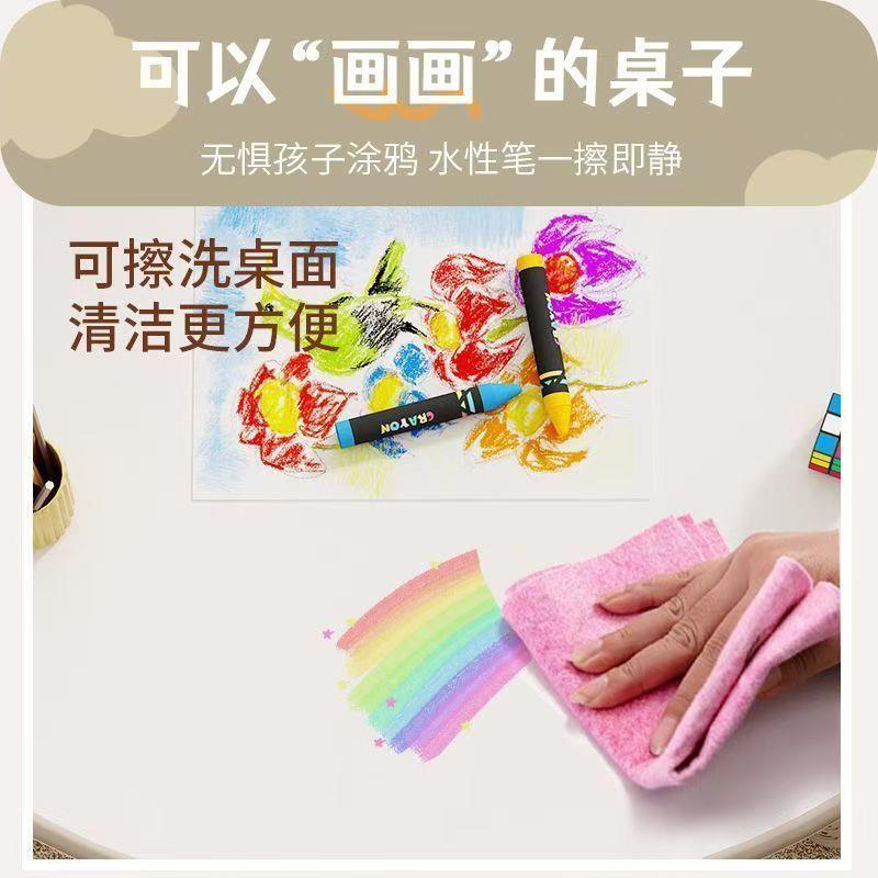 儿童桌宝宝FTY生习学桌婴幼玩儿花桌可升降幼儿园早教桌子具小书