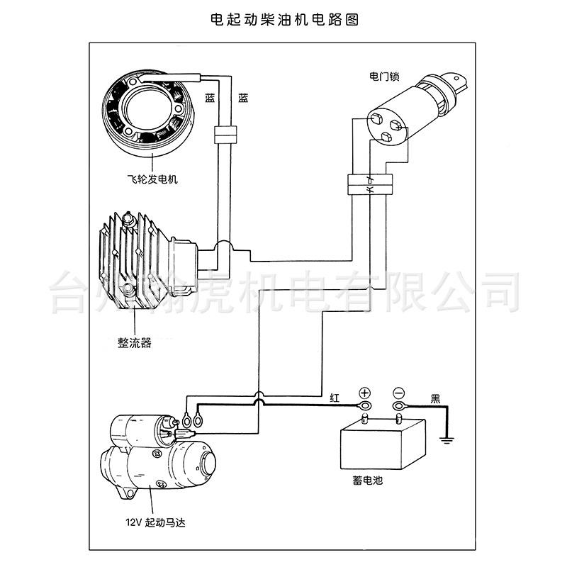 风冷柴微耕机配件173F油170F186FA18F192电机启8起动改装全套