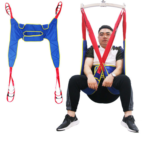 patient lift sling亚马逊跨境坐立式移位机吊带 搬运器吊具吊兜
