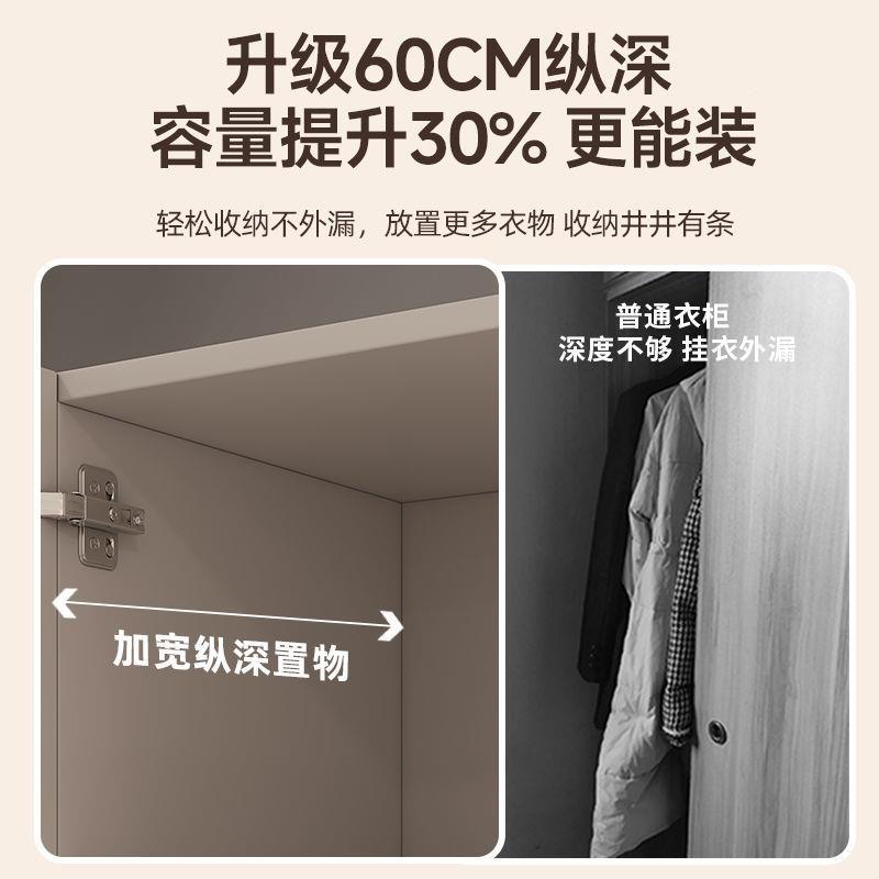 fLE拉衣柜家用室出MFF租房用童推卧门木质儿柜子小户型简易大衣橱