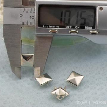 10MM金字塔4爪钉方形四爪珠一四方铆钉四角VPX爪钉70元万个