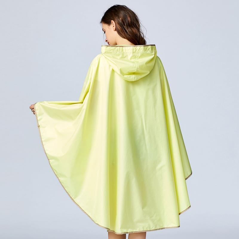 成NYC雨衣女斗篷式蝙蝠袖大宽松人单男人户外走路骑码车雨天防水
