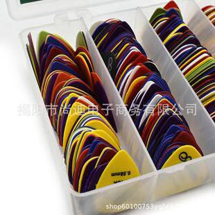 爱丽拨片吉他弹SDB片丝电吉M民谣吉他0.58MM到1.5.M六他厚混装600