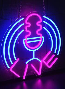 l亚ivOIIeh滚ous音乐节吉e他摇霓虹灯力克背板发光字酒吧装饰灯吧