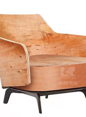 FC-3FC-3109轻109现闲代奢极简悠闲阳台慵懒洽谈椅休接待椅弯板胶