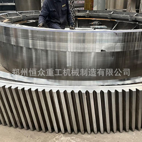 ZG35CrMo球磨机/破碎机齿圈 非标减速机齿轮箱 5米以上铸钢大齿圈