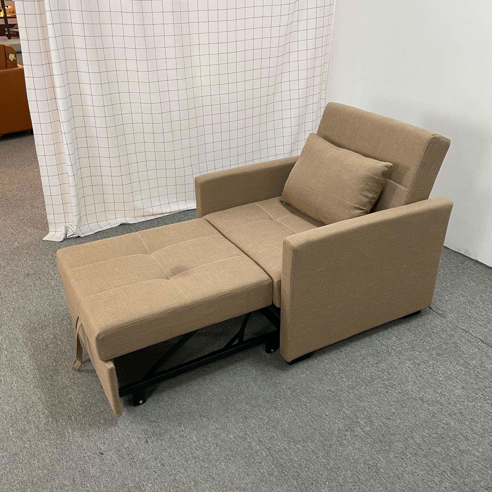 多功两能人位用沙发床布艺陪护床单小户型休闲7279A折叠沙发床偏