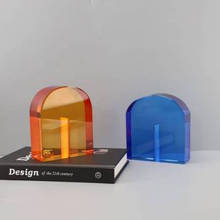 现代居简约0353创意水晶拱门摆件样板房家书茶房摆几客厅书房装饰