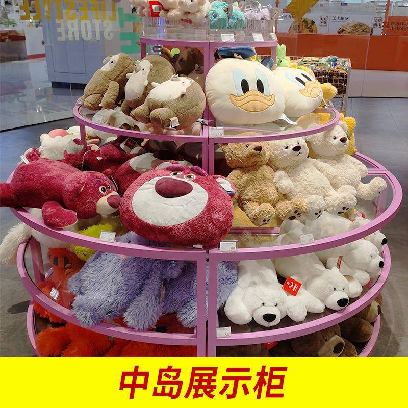 穿戴PVU美甲柜子美油示展柜中货岛促销甲烤漆展示柜台陈列柜架