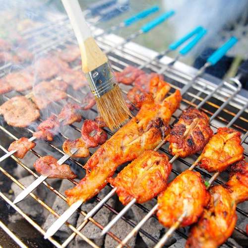 号无品牌/bq烤炉户大外烧便携式折叠烧烤炉碳烤b炉加厚不锈钢碳烤