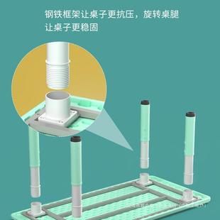 幼儿园桌椅童桌子塑套装宝985玩儿具桌家用料学习书宝桌长方形小