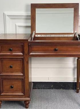 方凳梳妆台卧室盖可伸缩翻折ZG-77321叠梳妆小桌化台多功能书桌妆