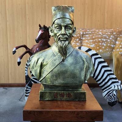 李物时珍华佗历人雕像OXJ树脂摆半身整史体桌摆装饰送礼文化工艺