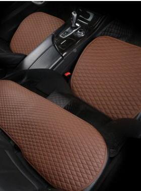 新款汽车垫OIF坐三单件亚麻材质杭绣高档座位垫张套厂家一代