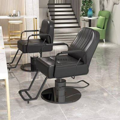 理发店可放黑倒椅子高档发廊专用武士椅烫染到美发店放CML剪子发