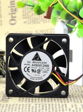 6015PGX2V0.12A6CM6厘米3线CPU电机脑箱风扇AFB06121MB