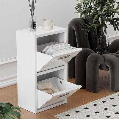 物翻斗柜简约二层斗柜桌面纳桌下储现代风mNH-MN2Sini收纳面桌收