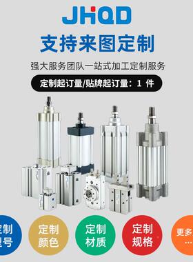 现货MMC型气缸SQB10A100A旋转气缸可调S密轴承回转摆台摆精动YB气