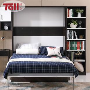 形床带衣多功柜能隐书桌隐式 带沙发墙床藏床A5040收纳壁床储物床